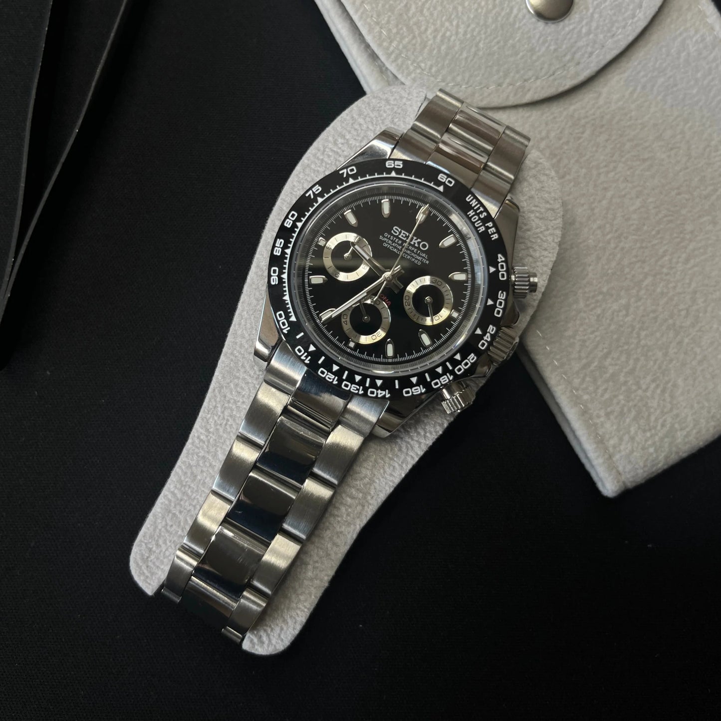 Daytona “Plata Medianoche” - SeikoMod