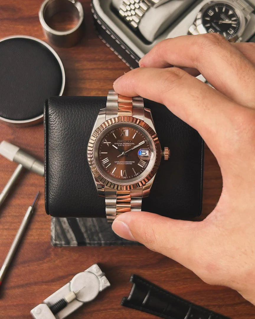 Esfera romana SeikoMod “Cobre Luxe”