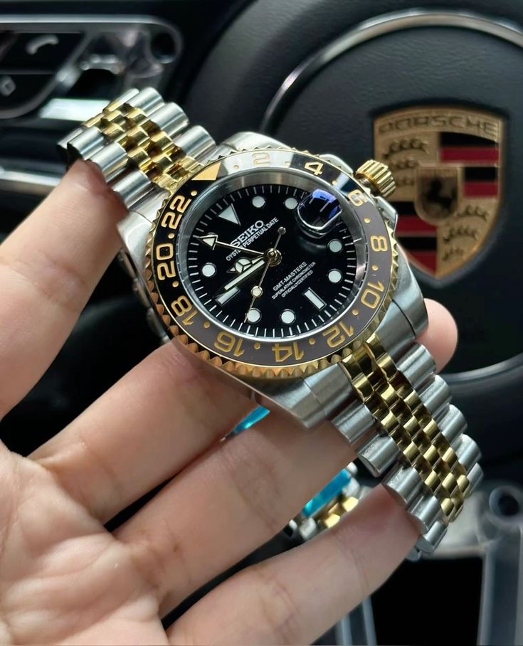 SeikoMod GMT Hora Dorada