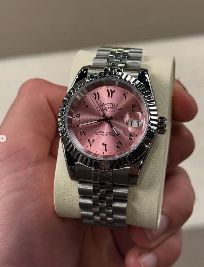 DateJust Rosa Árabe - SeikoMod