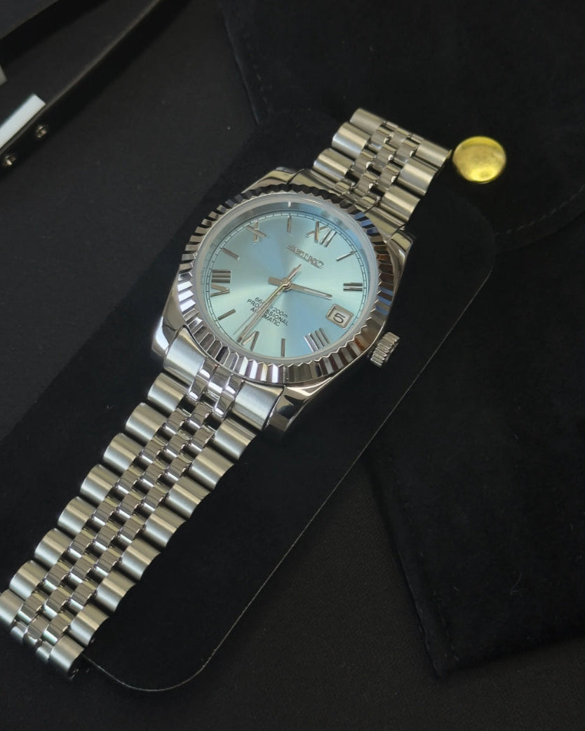 DateJust Roman luz azul - SeikoMod