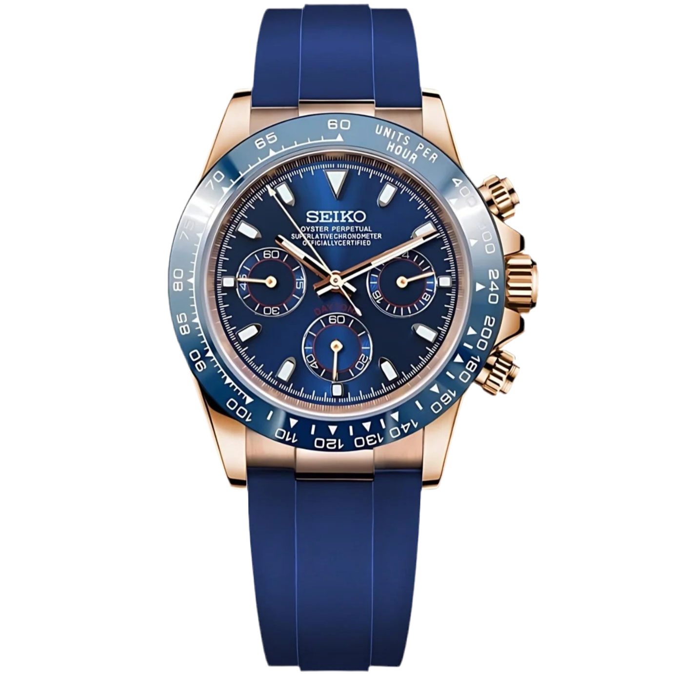 SeikoMod Daytona – Azul