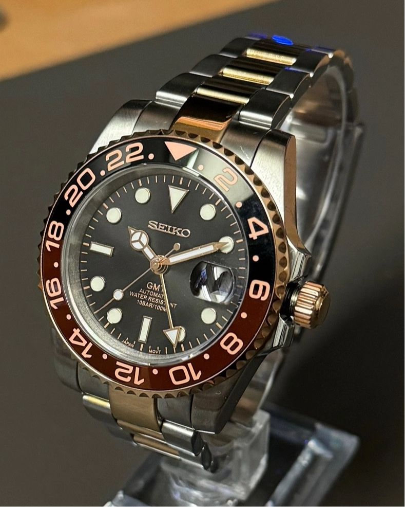 SeikoMod GMT Root Bear