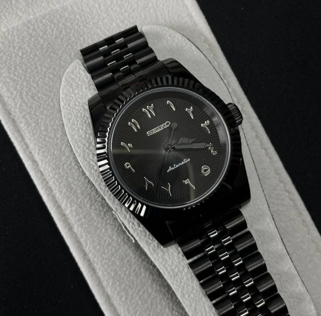 "Black Eclipse" Arabic DateJust - SeikoMod