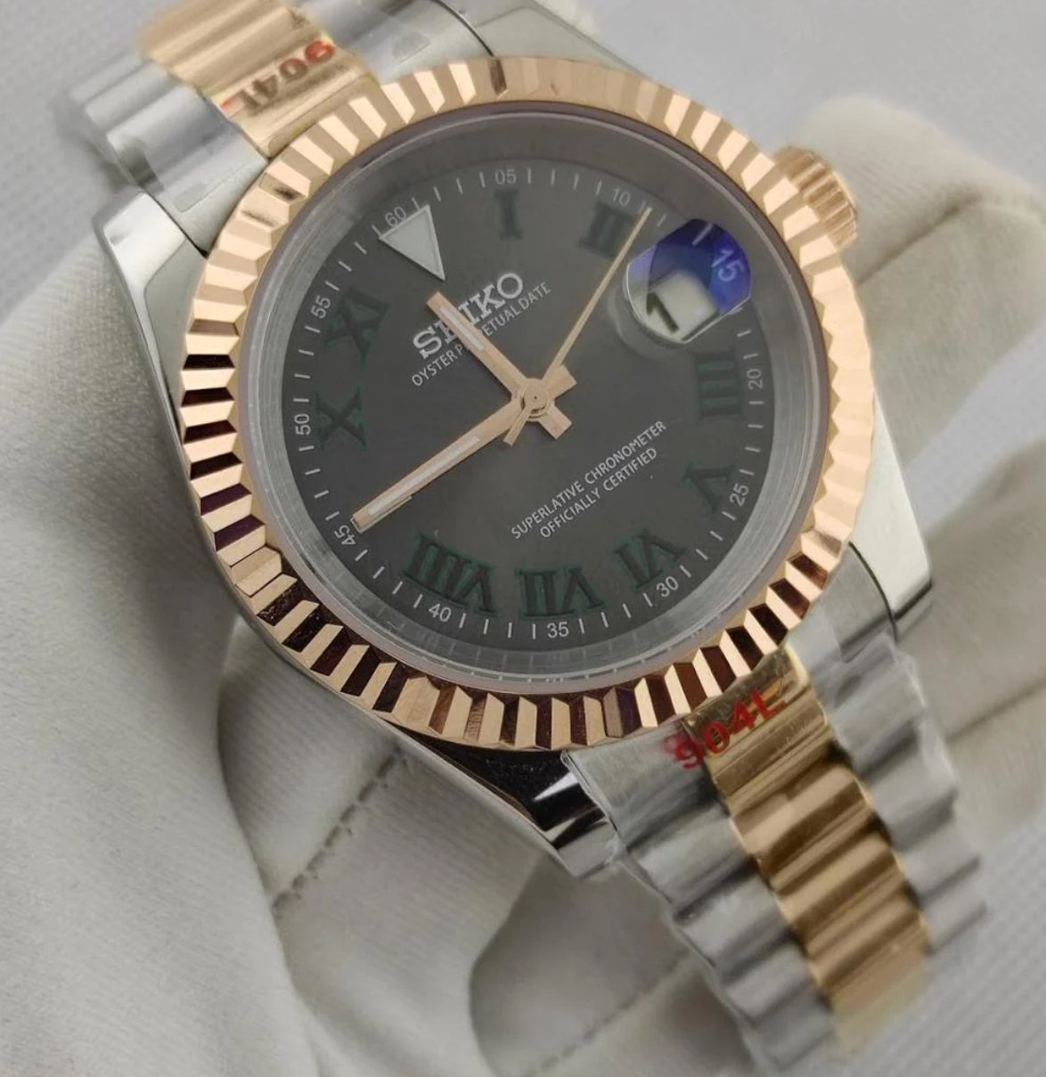 Reloj Wimbledon gris y rosa - SeikoMod