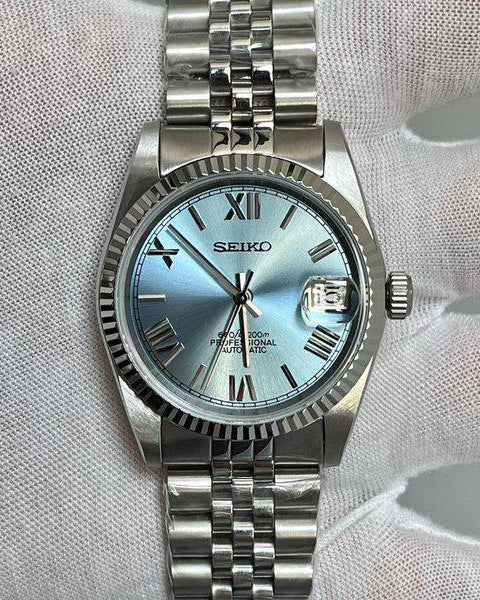 DateJust Roman luz azul - SeikoMod
