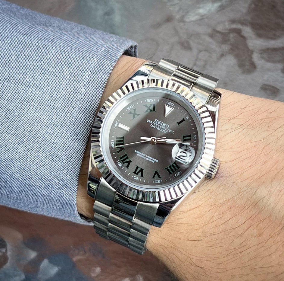 DateJust Wimbledon Gris Romano - SeikoMod