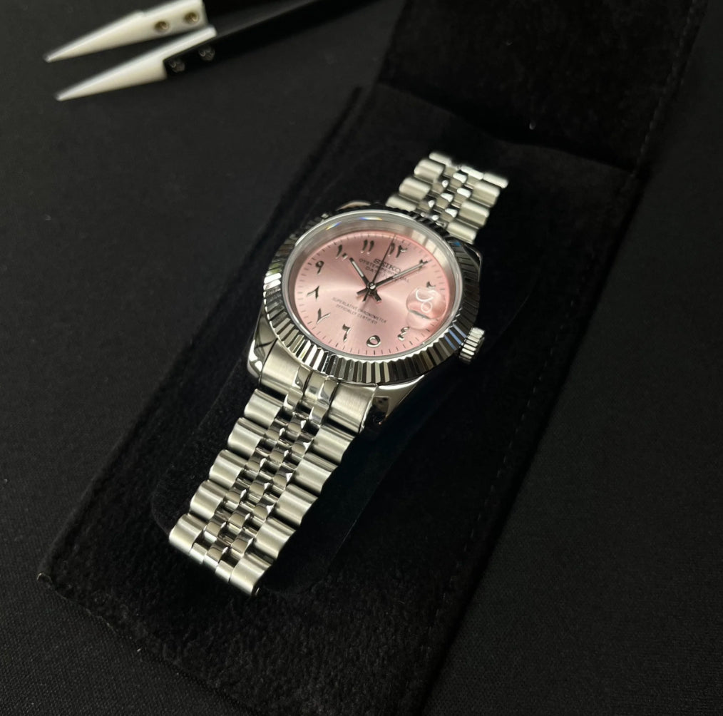 Arabic Dial DateJust Pink Rose