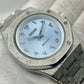 Royal Oak Frosted Arabic Blue Sunburst - SeikoMod