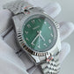 DateJust Árabe Verde Sunburst - SeikoMod 