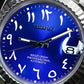 DateJust Árabe Azul Plata - SeikoMod 