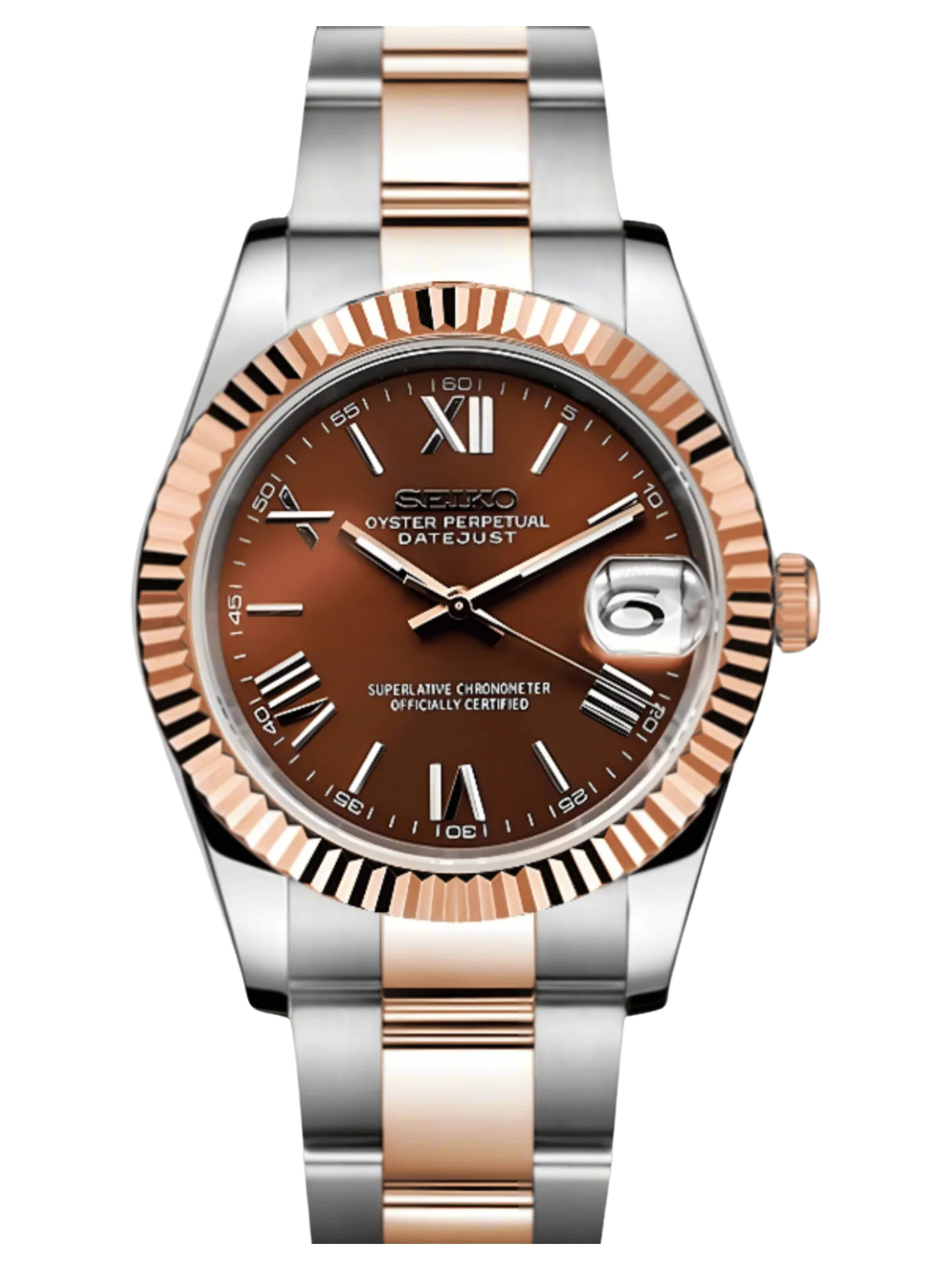 SeikoMod Copper Luxe Président Roman Dial