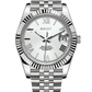 Datejust "Blanco Ártico" con números romanos - SeikoMod