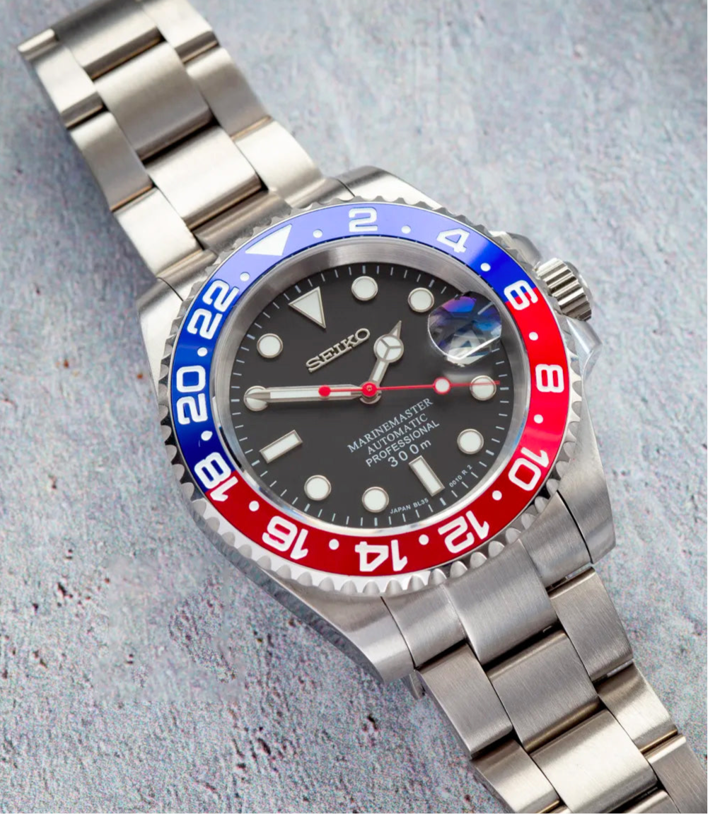 Seiko Mod GMT Pepsi