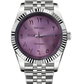 DateJust - Reloj árabe rosa con efecto sol - SeikoMod
