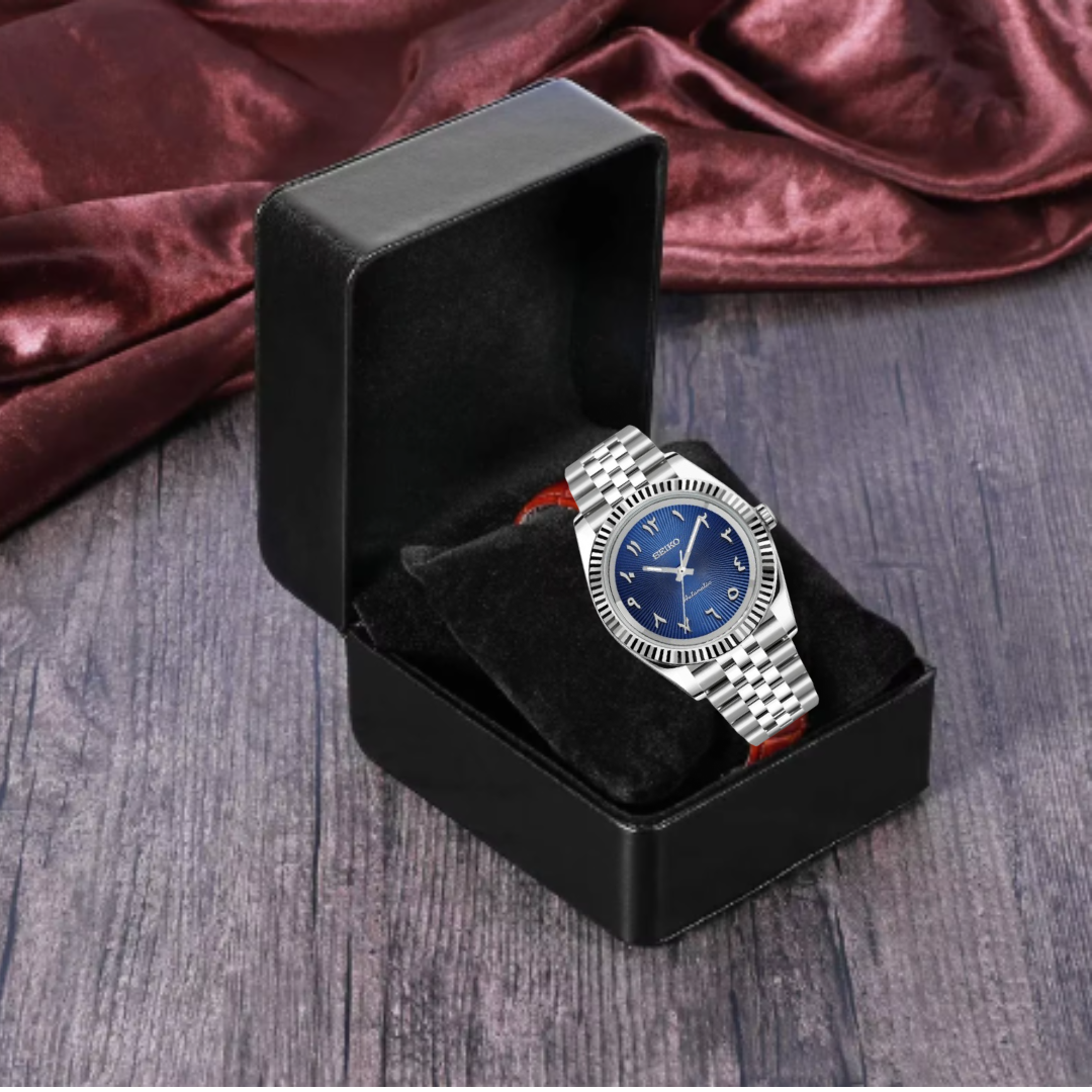 DateJust Azul marino árabe Sunburst - SeikoMod