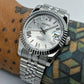 Datejust "Blanco Ártico" con números romanos - SeikoMod