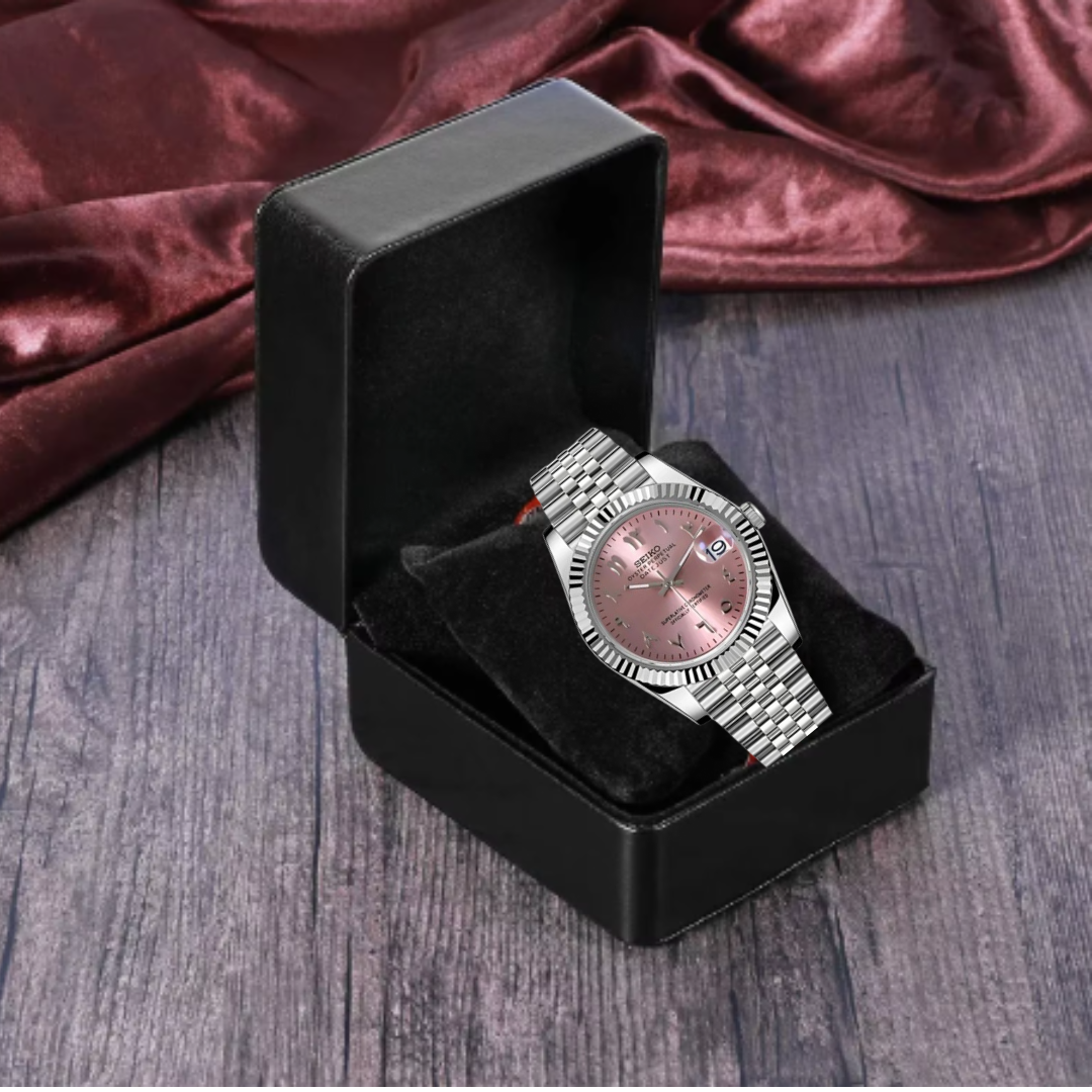 Arabic Dial DateJust Pink Rose