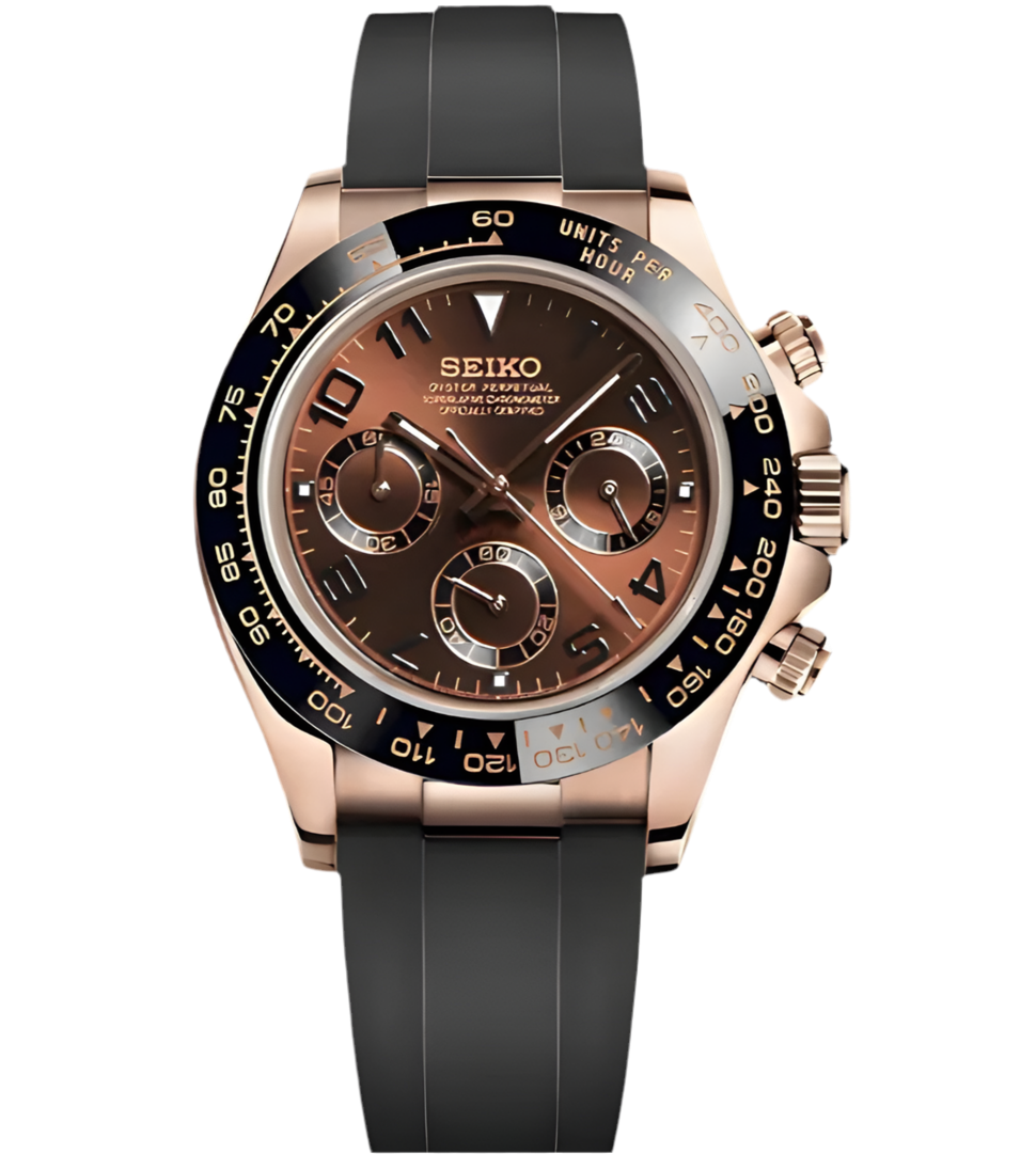 SeikoMod Daytona “Bronze Eclipse”