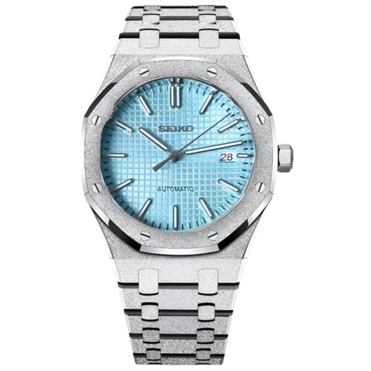 Royal Oak Frosted Waffle Azul Hielo - SeikoMod