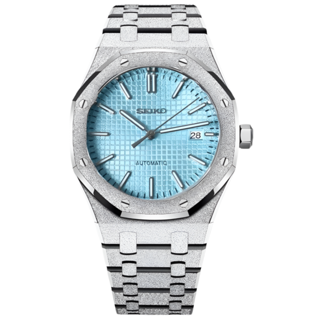 Royal Oak Frosted Waffle Azul Hielo - SeikoMod