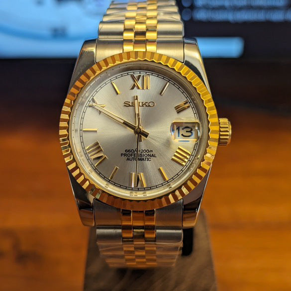 SeikoMod DateJust Two-Tone Gold Premium