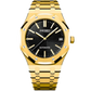 Royal Oak Gold Black Waffle - SeikoMod