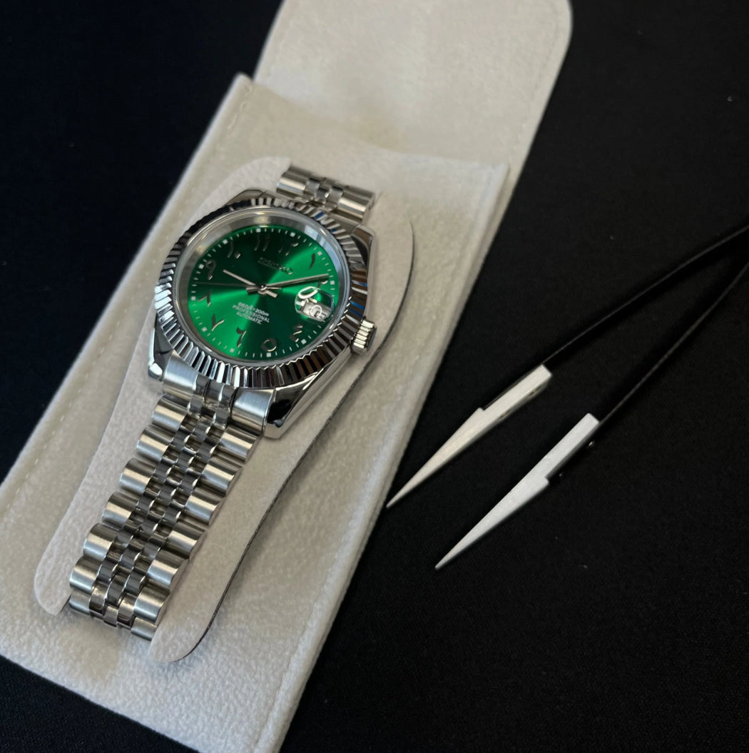 SEIKOMOD DATEJUST ARABIC DIAL VERTE