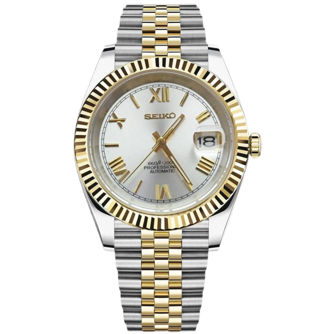 SeikoMod DateJust Two-Tone Gold Premium