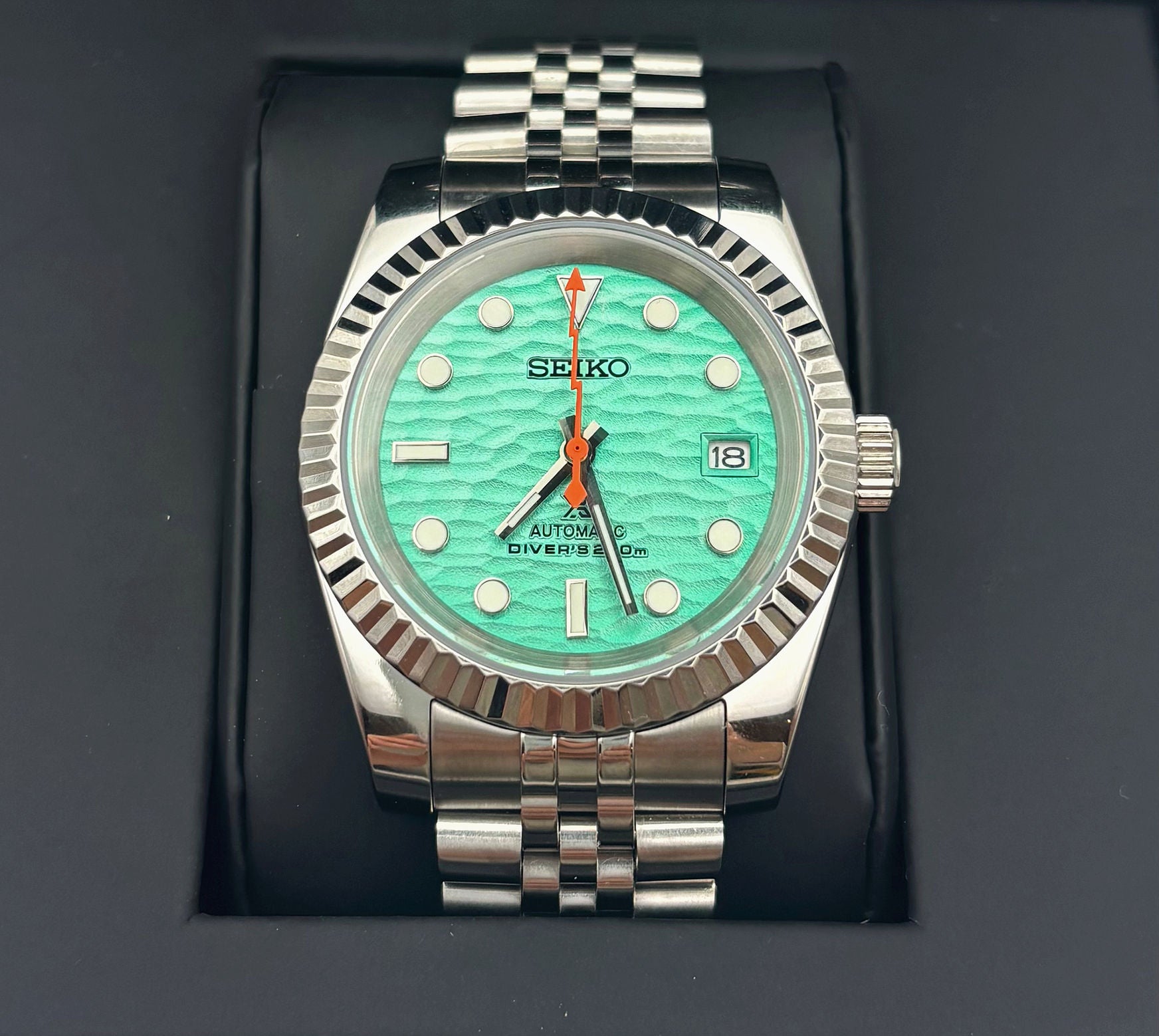 DateJust - Diver Tiffany Wave SeikoMod