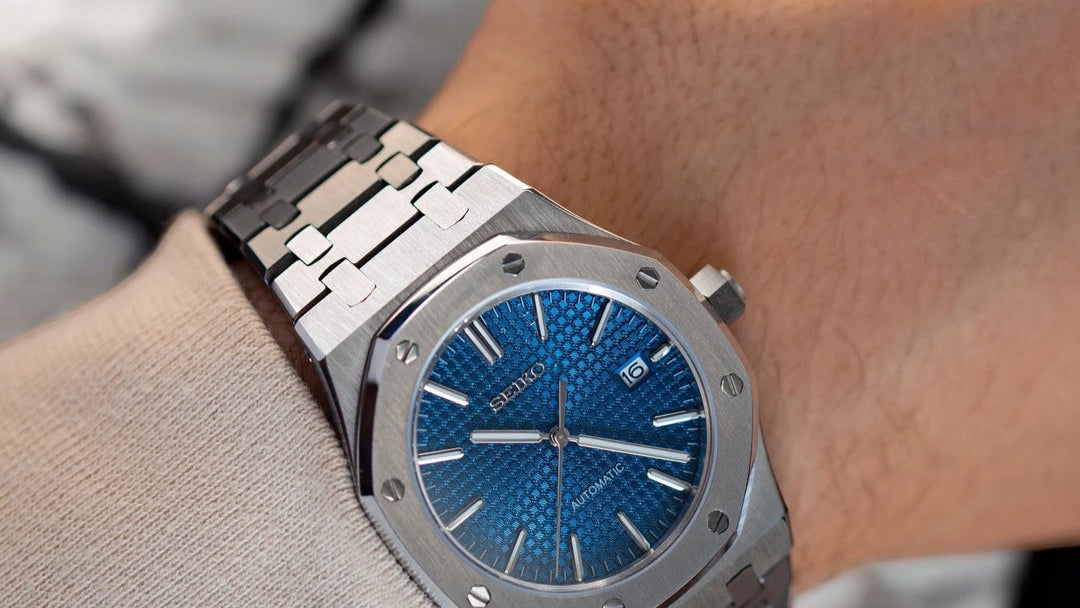 Royal Oak Azul Repujado - SeikoMod