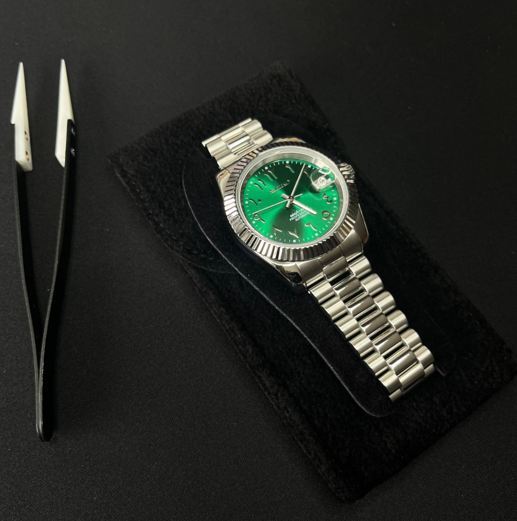 SEIKOMOD DATEJUST ARABIC DIAL VERTE