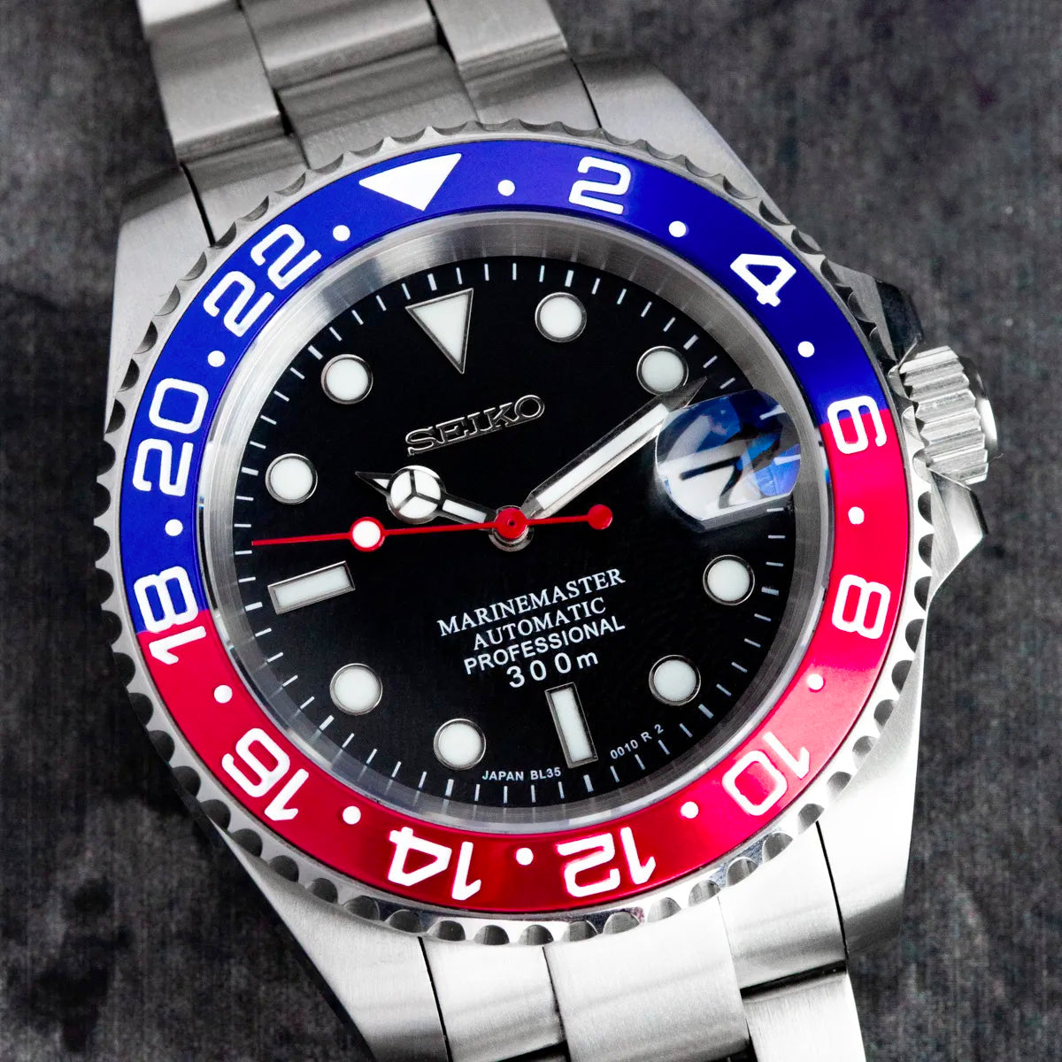 Seiko Mod GMT Pepsi