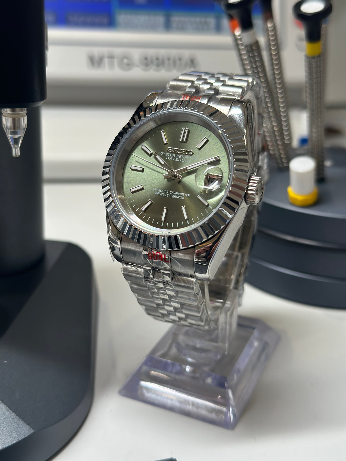 SeikoMod Datejust Olive