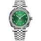 DateJust Árabe Verde Sunburst - SeikoMod 