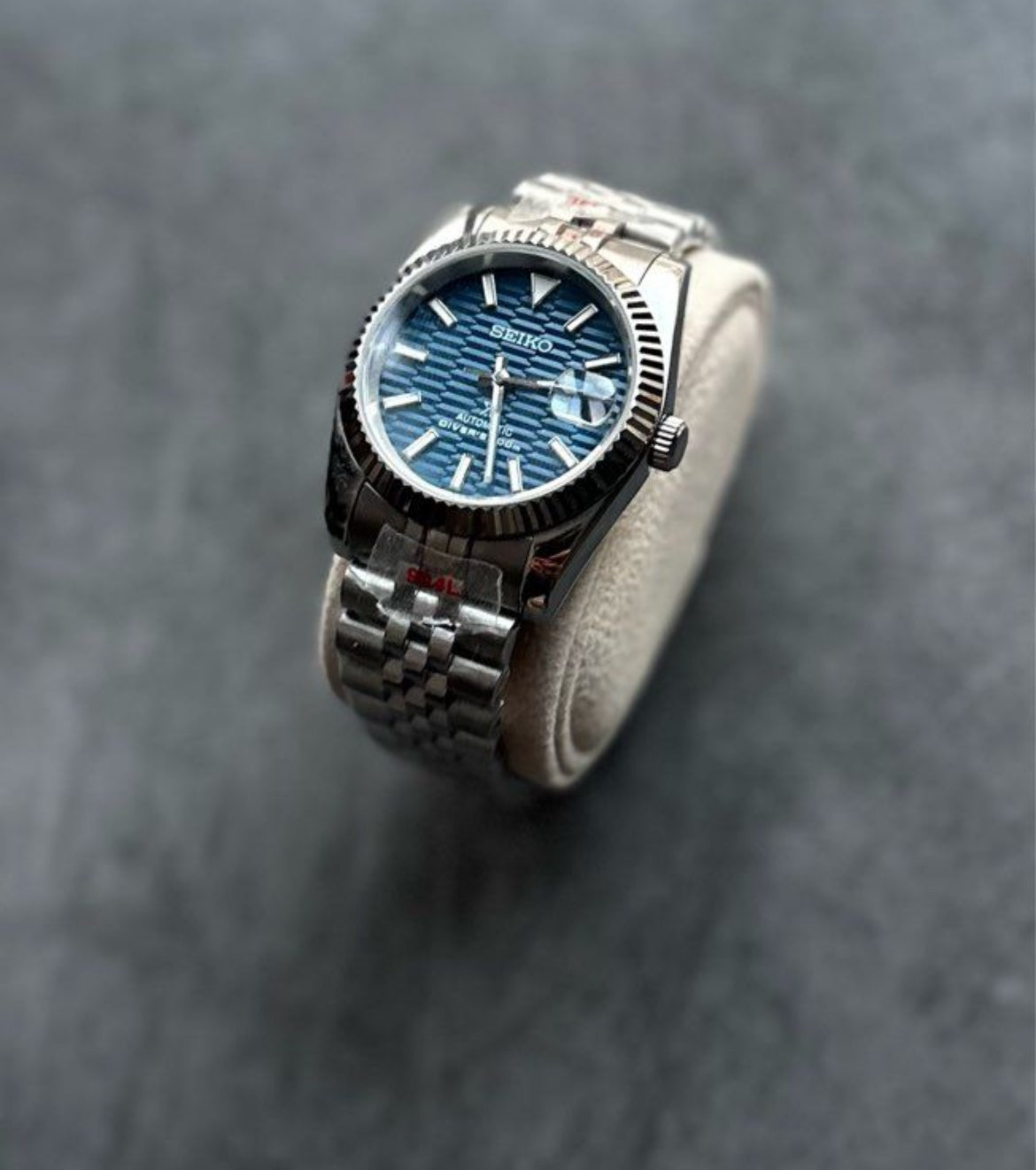 SeikoMod DateJust Blue Wave