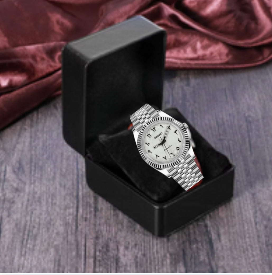 Datejust árabe blanco SunBurst - SeikoMod