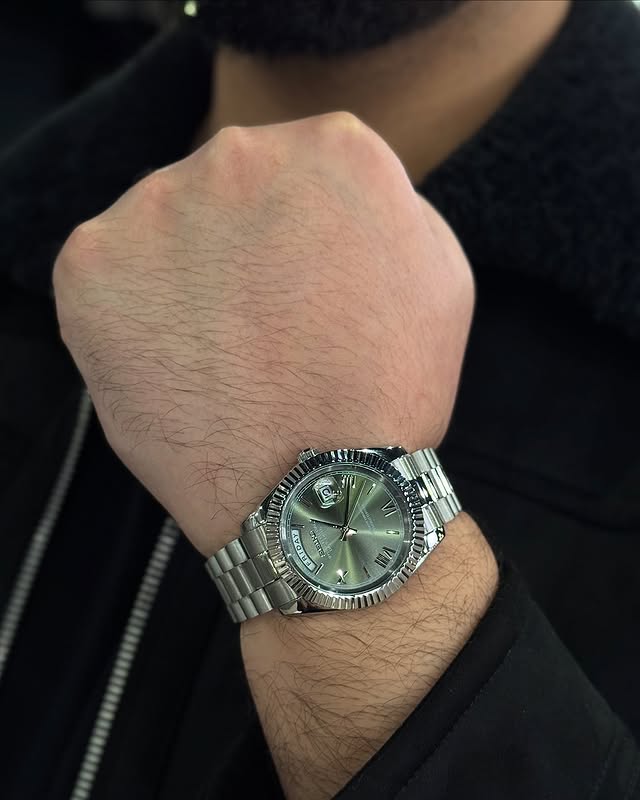 Day-Date Olive Roman Dial Président - SeikoMod