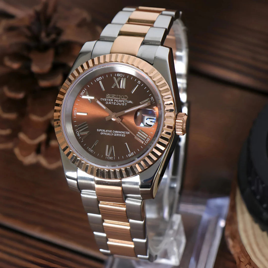 Esfera romana SeikoMod “Cobre Luxe”