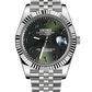 Datejust con esfera árabe color oliva - Seiko Mod