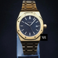 Royal Oak Gold Black Waffle - SeikoMod