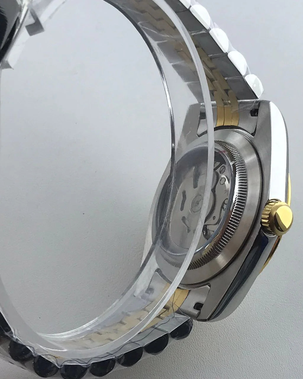 DateJust árabe bicolor dorado con efecto sol - SeikoMod