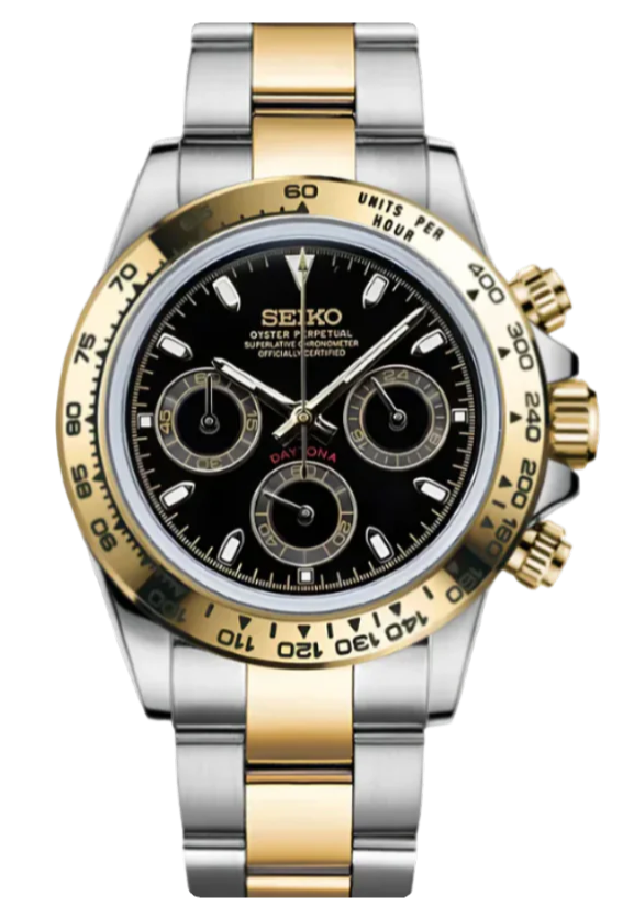 SeikoMod Daytona “Gold Prestige”