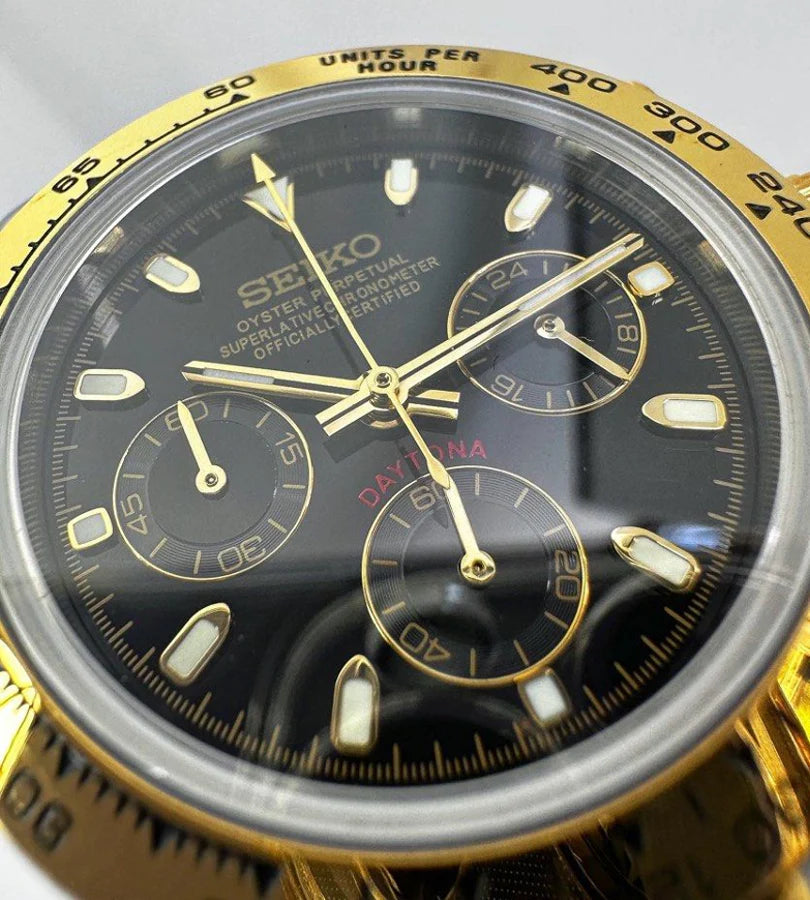 SeikoMod Daytona “Gold Prestige”