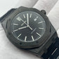 Royal Oak Acero Negro Repujado - SeikoMod