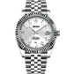 DateJust Plata Árabe - SeikoMod 