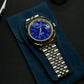 DateJust Árabe Azul Plata - SeikoMod 