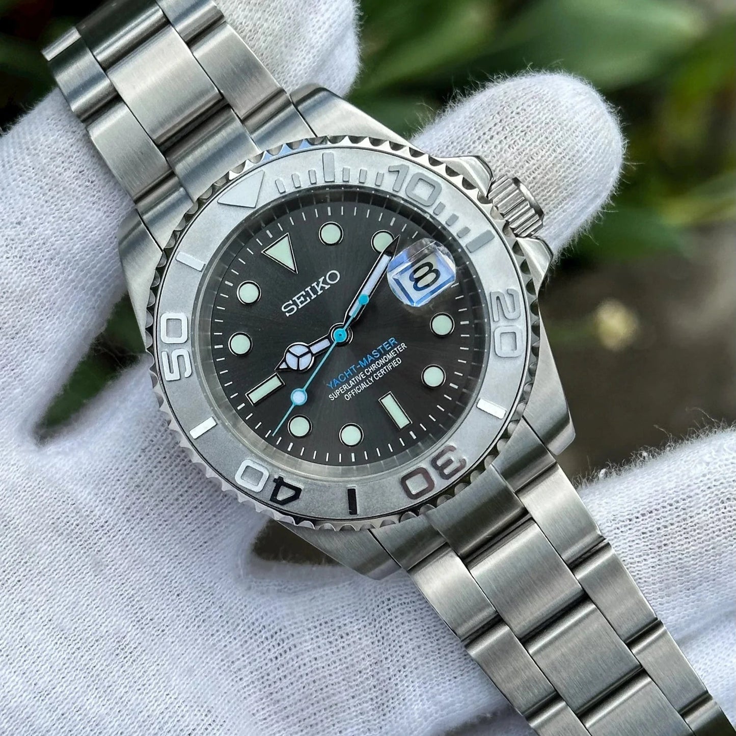 SeikoMod GMT Yacht-Master Gris