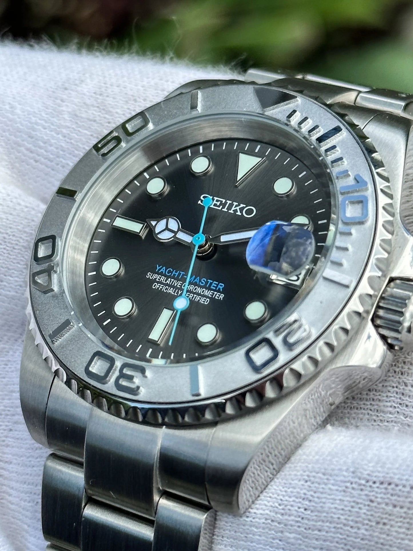 SeikoMod GMT Yacht-Master Gris