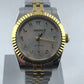 DateJust árabe bicolor dorado con efecto sol - SeikoMod